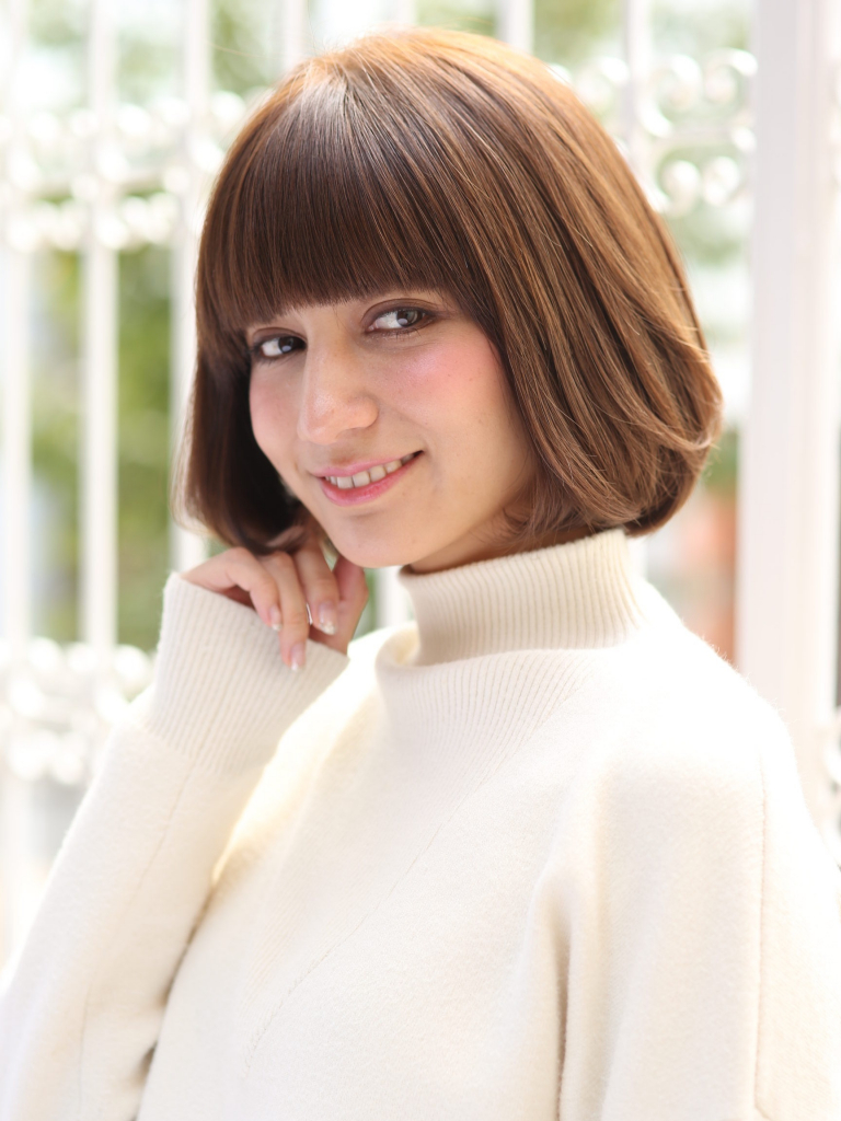 自由が丘にある日本トップクラスの美容室・美容院「Tierra-J(ティエラ ジユウガオカ)」のヘアスタイル「〈Tierra-j相楽顕〉大人ヘルシーなボブ」の拡大画像